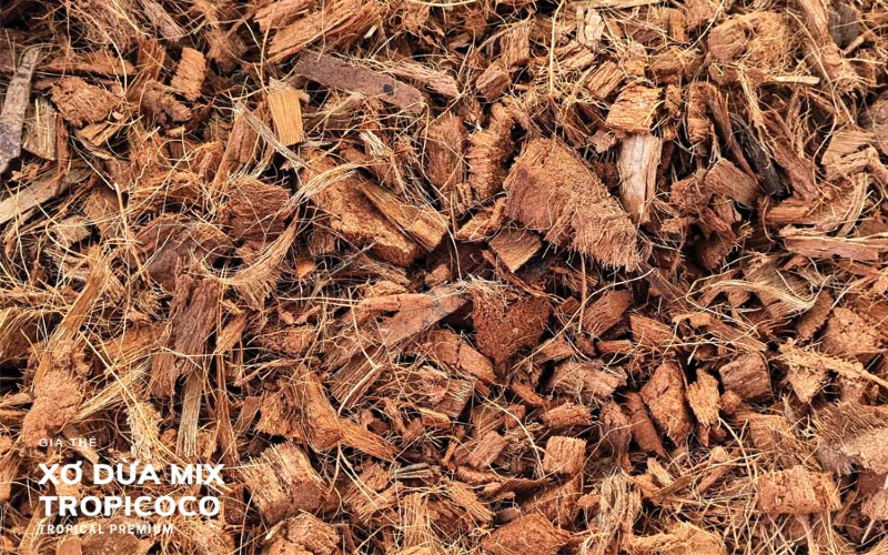 Coconut fiber can be used in agriculture and household products
