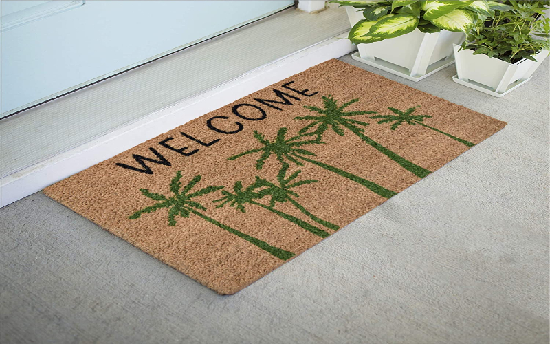 Coco coir can be used to make indoor and outdoor rugs